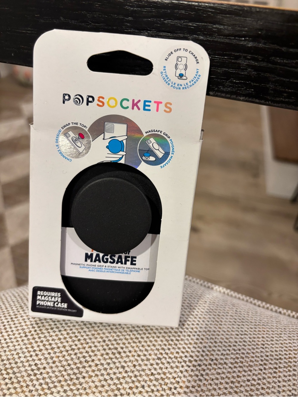 PopSockets MagSafe Compatible Black Phone Grip & Stand - Picture 2 of 7